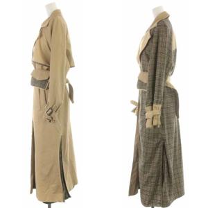 Ameri VINTAGE STUDIOUS別注 REVERSIBLE TRENCH COAT ロング リバーシブル ベージュ