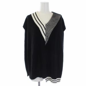 21AW ASYMMETRICAL VEST プルオーバー F ブラック 02120171280
