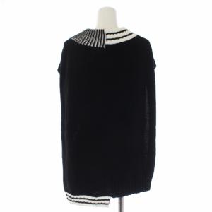 Ameri VINTAGE 21AW ASYMMETRICAL VEST プルオーバー F ブラック 02120171280