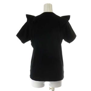 COMME des GARCONS COMME des GARCONS コムコム AD2008 09SS カットソー 半袖 フリル コットン XS 黒 ブラック