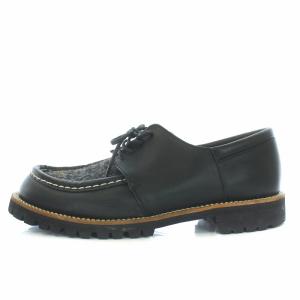 JUNYA WATANABE MAN ドレスシューズ ツイード レザー 切替 S 25cm ブラック