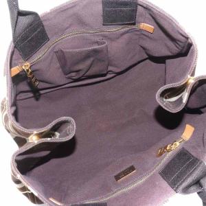 PRADA CANAPA STAMPATA トートバッグ キャンバス 総柄 MARRONE SOHO