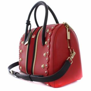 kate spade new york ボストンバッグ ショルダー 2WAY マディソン スチュワート ストリート メガレーン レザー レッド