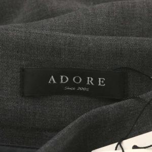 ADORE ワイドパンツ ウール 36 グレー