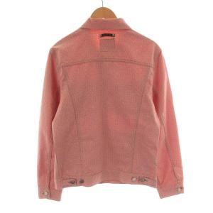 FENDI ズッカ柄 Gジャン デニムジャケット ロゴ 赤