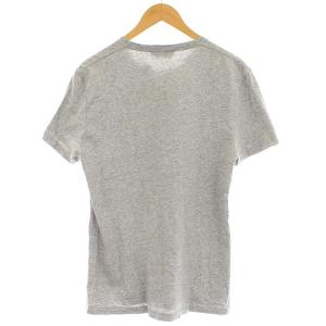 Alexander McQueen Tシャツ 半袖 スカル 花 カットソー S相当 グレー