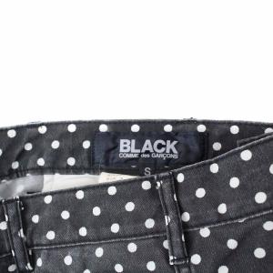 BLACK COMME des GARCONS AD2009 09AW サルエルパンツ ショートパンツ ドット S グレー ホワイト 白 1D-P211