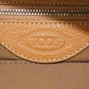 TOD'S ハンドバッグ トートバッグ レザー ベージュ