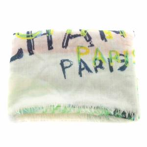 CHANEL アンディウォーホル ストール マフラー フリンジ ロゴ N°5 総柄 マルチカラー