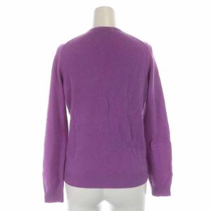 Drawer ニットカーディガン カシミヤ 長袖 1 パープル