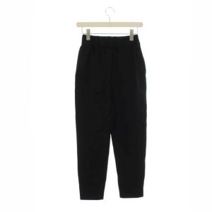 イージーパンツ テーパードパンツ ストレッチ 36 ブラック