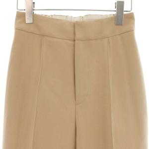 ENFOLD テーパードパンツ ワイド スラックス センタープレス 36 ベージュ