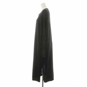 Theory high twist cotton crewneck cardi カーディガン ロング S ブラック