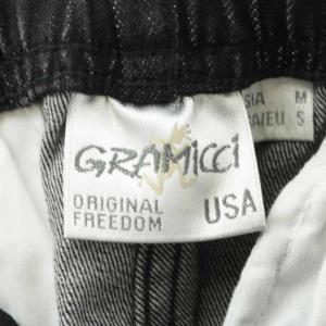 GRAMiCCi DENIM ST-SHORTS デニム ショートパンツ ハーフパンツ ジップフライ M 黒 ブラック