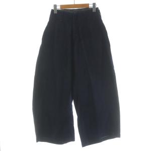 デニムパンツ ジーンズ ワイド ギャザー ボタンフライ 0 インディゴ