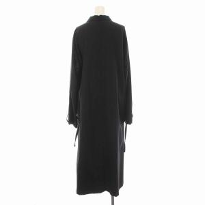 Y's ステンカラーコート ロング 3 ブラック