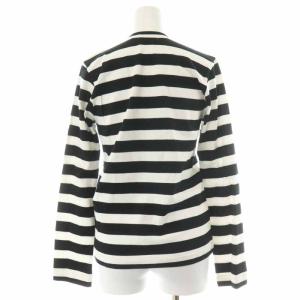 COMME des GARCONS original AD2019 カットソー ボーダー 長袖 S ブラック ホワイト