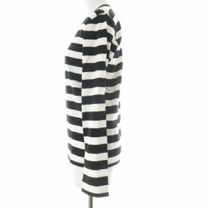 COMME des GARCONS original AD2019 カットソー ボーダー 長袖 S ブラック ホワイト