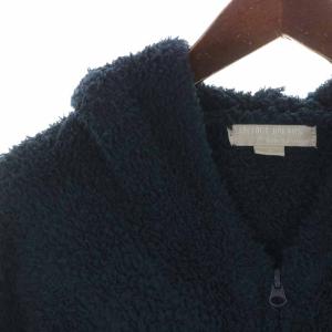 BAREFOOT DREAMS Ron Herman別注 C574 ジャケット パーカー ジップアップ ボア フード S ネイビー