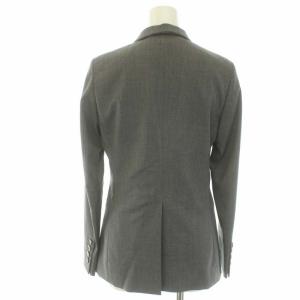 STELLA McCARTNEY テーラードジャケット シングル 1B センターベント ウール 36 S グレー