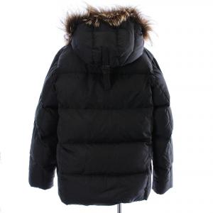 BEAUTY&YOUTH UNITED ARROWS ダウンジャケット フード ジップアップ ファー M ブラック