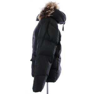 BEAUTY&YOUTH UNITED ARROWS ダウンジャケット フード ジップアップ ファー M ブラック