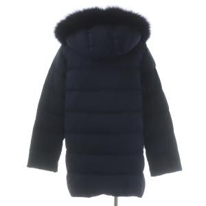 MACKINTOSH ダウンジャケット フォックスファー 34 紺