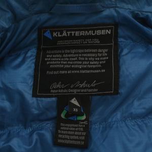 KLATTERMUSEN ダウンジャケット フード XS ブルー ボルドー