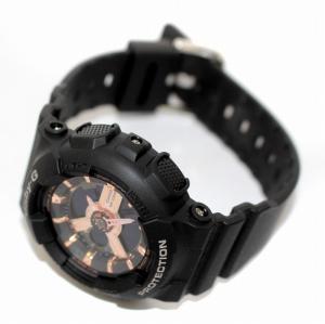 CASIO BABY-G 腕時計 ラバーベルト アナログ デジタル ブラック BA110-RG