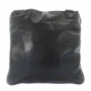 BALLY ショルダーバッグ レザー スクエア ストライプショルダー 黒 ブラック