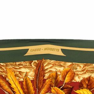 HERMES カレ90 CASSE NOISETTE くるみ割り スカーフ オリーブ ベージュ