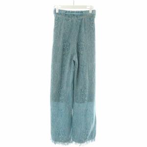 Ameri VINTAGE 20SS ZOE 2WAY PETITE KNIT ZOE JACQUARD KNIT PANTS ワイドパンツ イージーパンツ