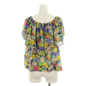 Diagram GRACE CONTINENTAL 17SS ブラウス シャツ プルオーバー フリル ティアード 花柄 半袖 36 S マルチカラー