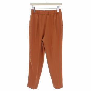 ADORE 19AW ジョーゼットテーパードパンツ ジップフライ 36 S オレンジ 531-9230802