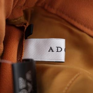 ADORE 19AW ジョーゼットテーパードパンツ ジップフライ 36 S オレンジ 531-9230802