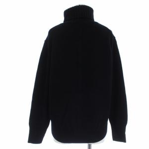 UNITED ARROWS ニット セーター 長袖 タートルネック ウール カシミヤ F ブラック 1513-106-4068