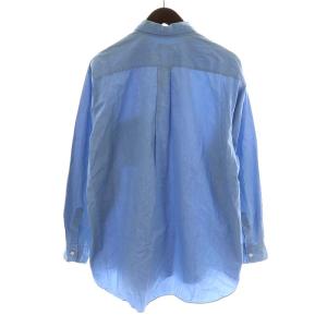 COMME des GARCONS HOMME シャツ 長袖 ストライプ ブルー