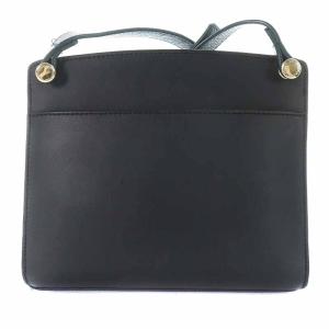 FURLA LADY M ショルダーバッグ レザー フラップ グリーン