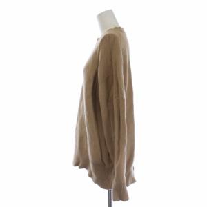 Spick&Span 20AW カシミヤウールクループルオーバー ニット セーター 長袖 F ベージュ