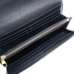 LOUIS VUITTON ポルトフォイユ・サラ モノグラム アンプラント 長財布 二つ折り 牛革 ノワール M61182