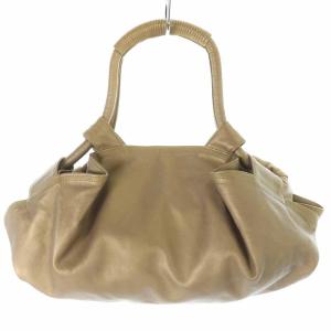LOEWE ナッパアイレ ハンドバッグ ナッパレザー アナグラム ゴールド色