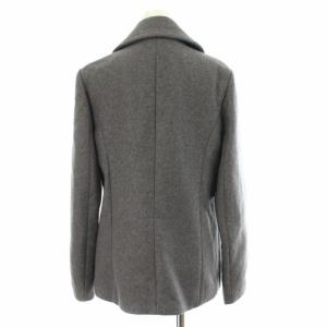 Theory Pコート ショート丈 ウール カシミヤ混 S グレー