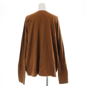 KAPITAL カットソー 長袖 キーネック リボン 2 ブラウン