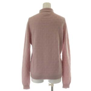 CHANEL P24171V01676 04A ハイネックニット カシミヤ 42 ピンク 
