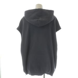 L'Appartement アメリカーナ Fooded プルオーバー ノースリーブ パーカー チャコールグレー