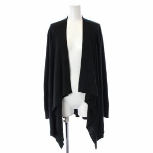 DF STUDIO カーディガン ニット 長袖 シルク カシミヤ混 S ブラック