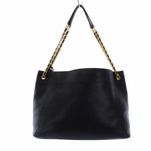 TORY BURCH ショルダーバッグ トートバッグ チェーン タッセル レザー ブラック