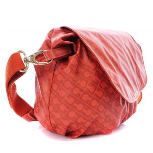 GHERARDINI ショルダーバッグ 総柄 オレンジ