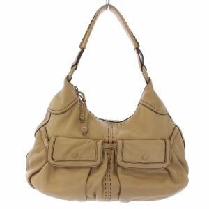 ハンドバッグ トートバッグ デザイン レザー ベージュ