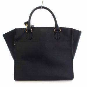 A.D.M.J. ハンドバッグ ショルダーバッグ 2WAY レザー ネイビー